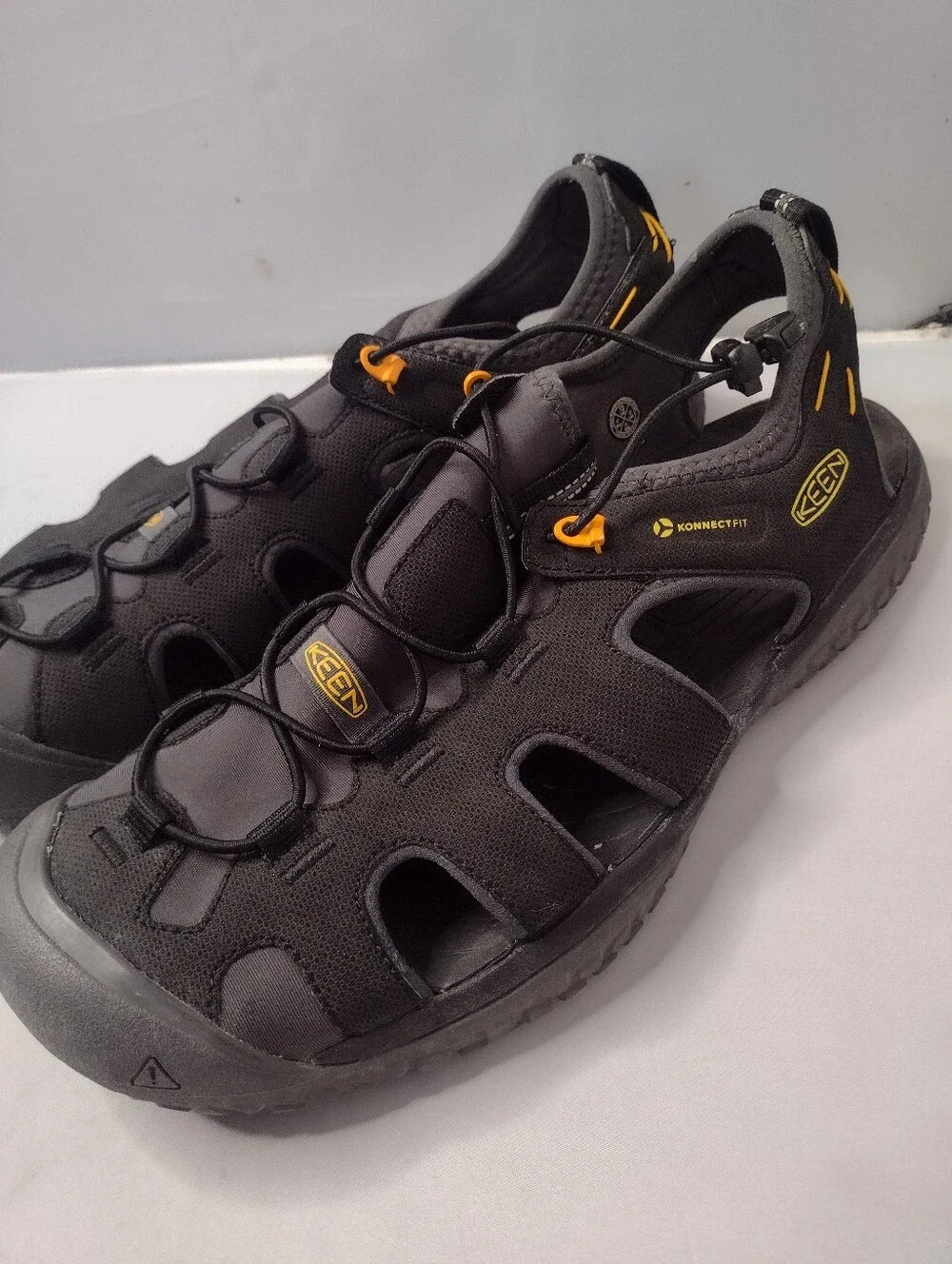 Keen Mens SOLR Water Sandals 13 Black Outdoor Aquatic Sports Gorpcore G